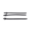 Fir Tree Push-Mount-Kabelbinderklammer Spritzguss-Automobilteile